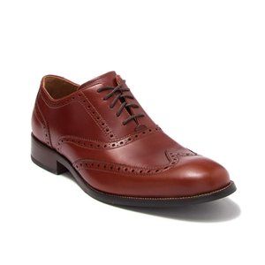 Cole Haan Men's Williams Wingtip II Leather Oxford Dress Shoe Woodbury Pullup